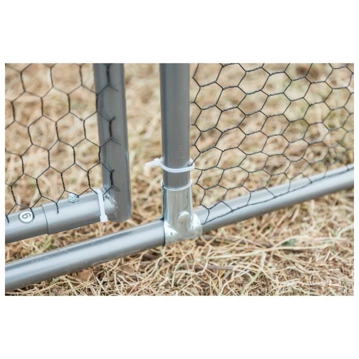 Enclos poulailler GALINA - 12m² - Métal