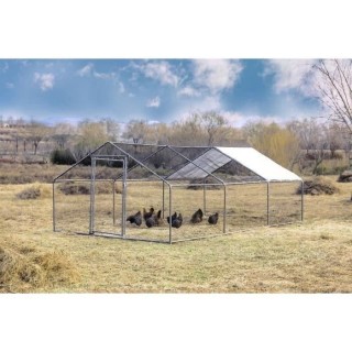 Enclos poulailler GALINA - 18m² - Acier