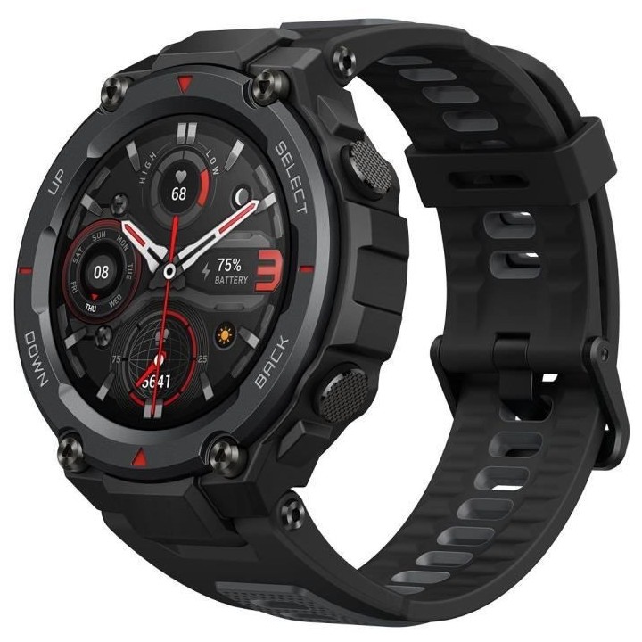 AMAZFIT T-Rex Pro - Montre connectée - Noir