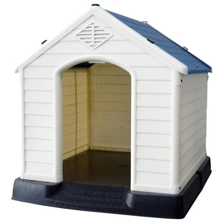 Niche en plastique OLAF - 87,7 x 78,5 x 81,5 cm - Toit Bleu