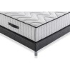 DEKO DREAM Extra Pack pret a dormir Matelas + Sommier 160x200 cm + Couette + 2 Oreillers