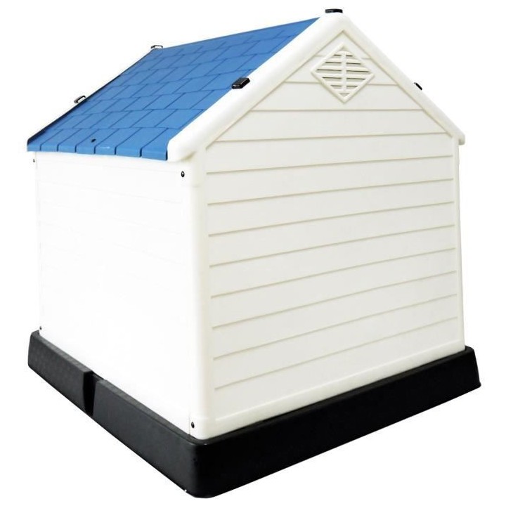 Niche en plastique OLAF - 87,7 x 78,5 x 81,5 cm - Toit Bleu