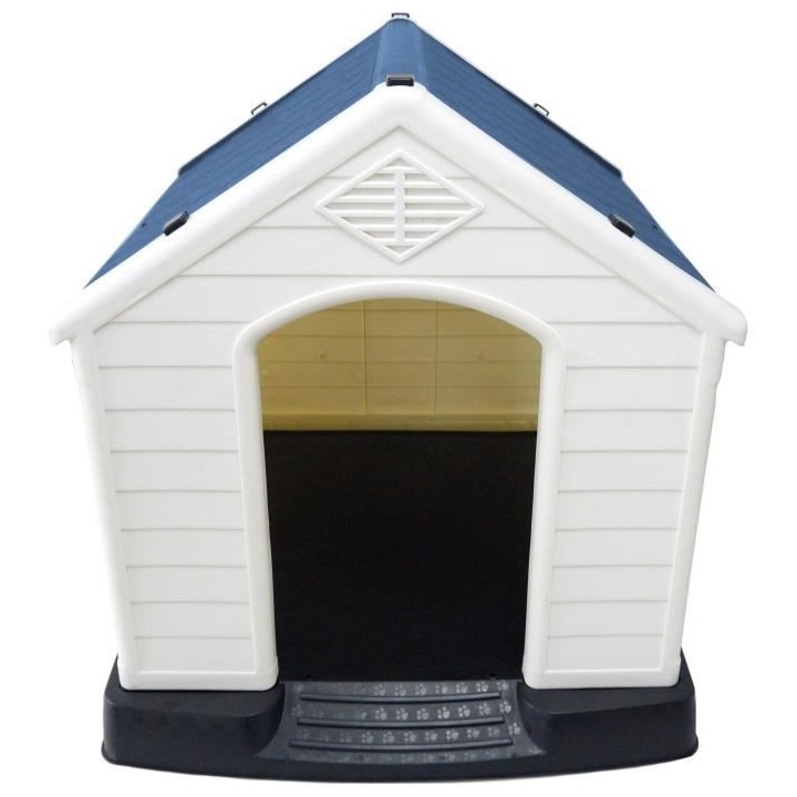 Niche en plastique OLAF - 73,6 x 66,5 x 69,5 cm - Toit Bleu