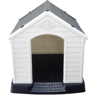 Niche en plastique - OLAF - 87,7 x 78,5 x 81,5 cm - Toit Gris