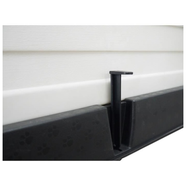 Niche en plastique - OLAF - 87,7 x 78,5 x 81,5 cm - Toit Gris