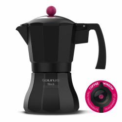 Cafetière Italienne Taurus KCP9006I 6T Noir Aluminium