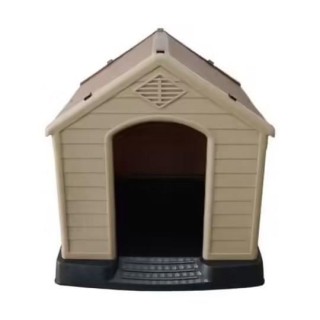 Niche en plastique pour chien - OLAF - Mocha et chocolat - 73.6*66.5*6