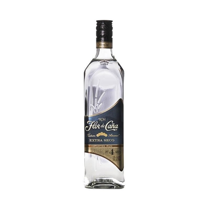 Flor de Cana - 4 ans - Extra Dry - Rhum Vieux - 40% - 70 cl