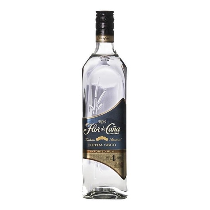 Flor de Cana - 4 ans - Extra Dry - Rhum Vieux - 40% - 70 cl