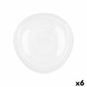 Assiette plate Quid Boreal Blanc verre Ø 30 cm (6 Unités) (Pack 6x)