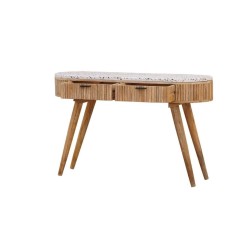 Console DKD Home Decor Marbre Bois de manguier (120 x 40 x 76 cm)