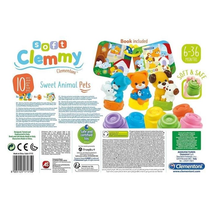 Clementoni - Clemmy - Animaux de la ferme