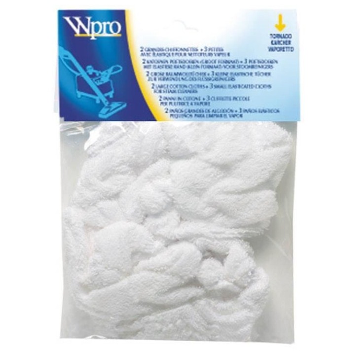 WPRO CSC209 Carrés vapeur élastiques 29x39,5cm (x2)