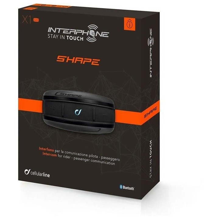 CELLULAR LINE Intercom moto - Shape - Single pack