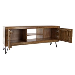 Meubles de télévision DKD Home Decor 145 x 42 x 61 cm Noir Marron Acacia