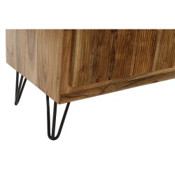 Meubles de télévision DKD Home Decor 145 x 42 x 61 cm Noir Marron Acacia