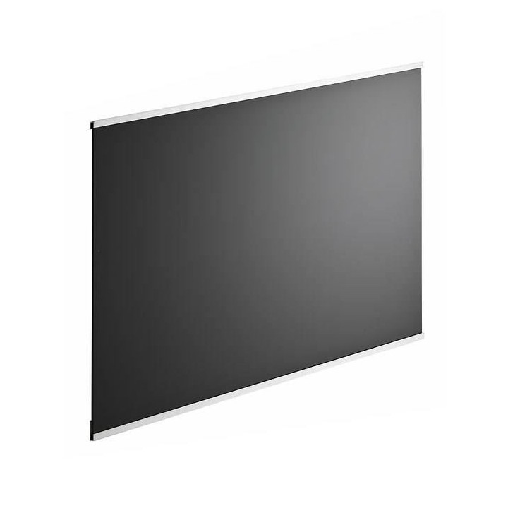 Fond de hotte en verre de 5mm d'épaisseur - Noir - 90x70cm