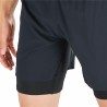 Short de Sport pour Homme Salomon Cross Twinskin Noir