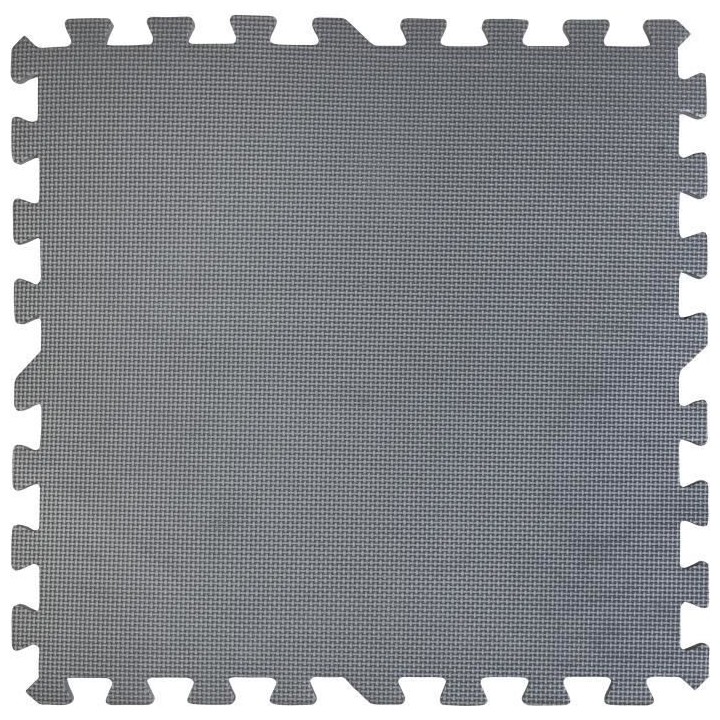 GRE Lot de 9 dalles de protection de sol - En mousse gris anthracite 5