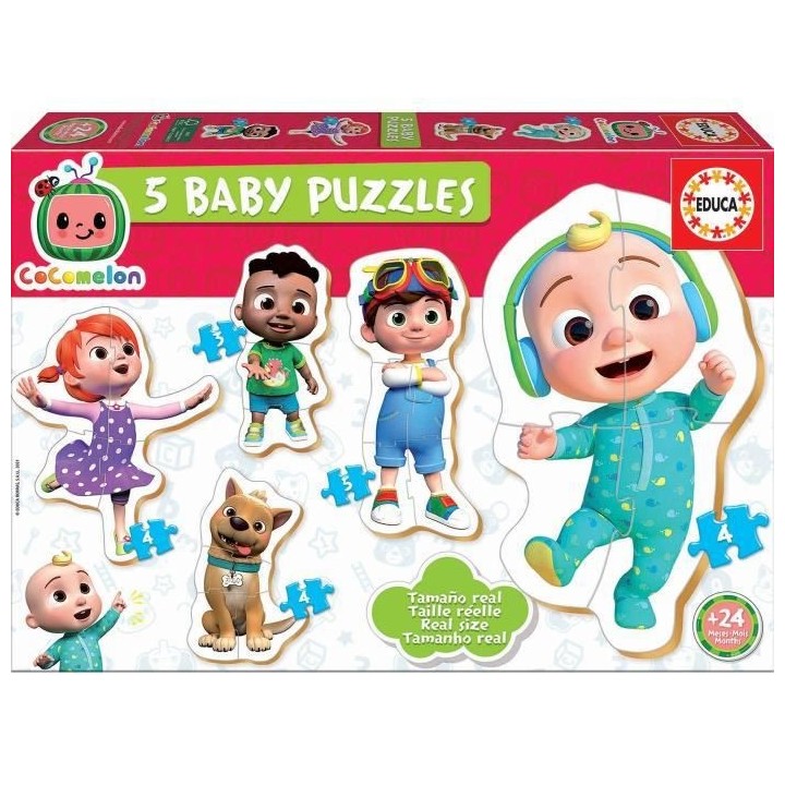 EDUCA - Puzzle - Baby puzzles Cocomelon