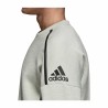 Sweat sans capuche homme Adidas Zne Crew Gr Gris clair