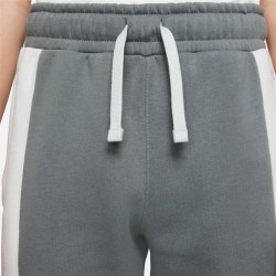 Pantalons de Survêtement pour Enfants Nike Sportswear  Blanc Gris foncé