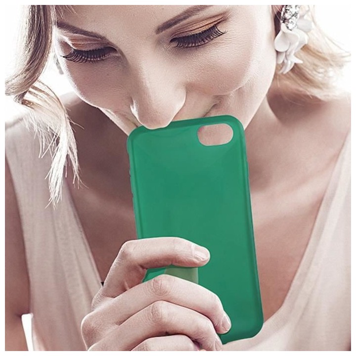 KSIX Coque de protection Sense Aroma - Parfum Pomme pour Iphone 7 Vert