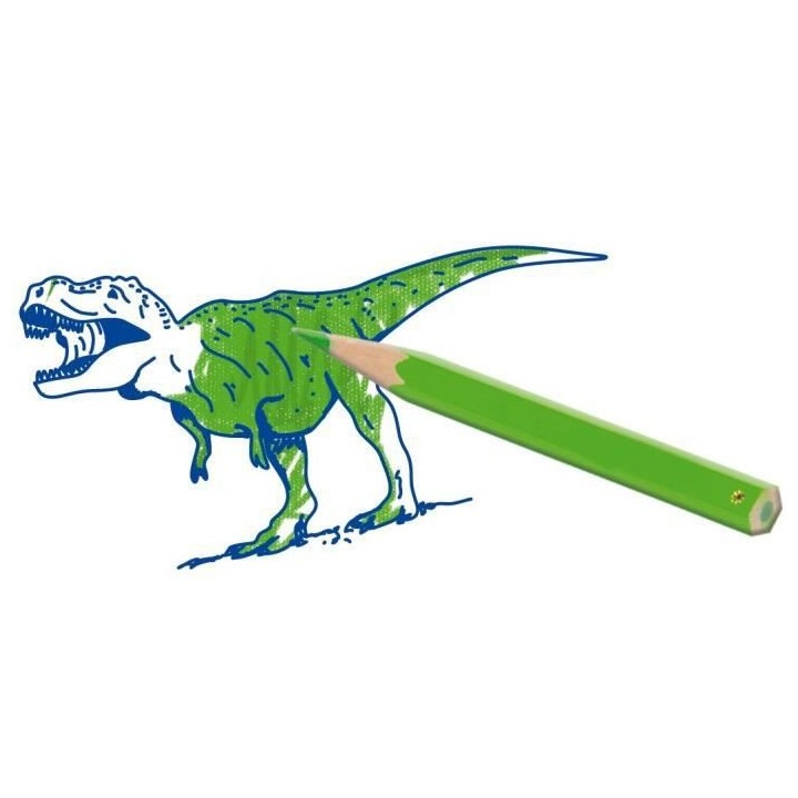 SES CREATIVE Kit de tampons dinosaures