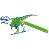 SES CREATIVE Kit de tampons dinosaures