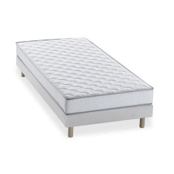 Pack pret a dormir TOP matelas 90x190 cm + Sommier + Couette + 1 oreiller 60x60 cm - 14 cm