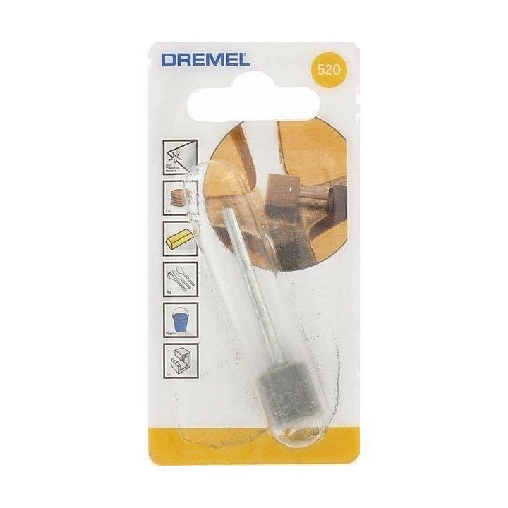 Tampon imprégné a lustrer DREMEL 520 (Diametre 13,2mm, Pour Outil mu