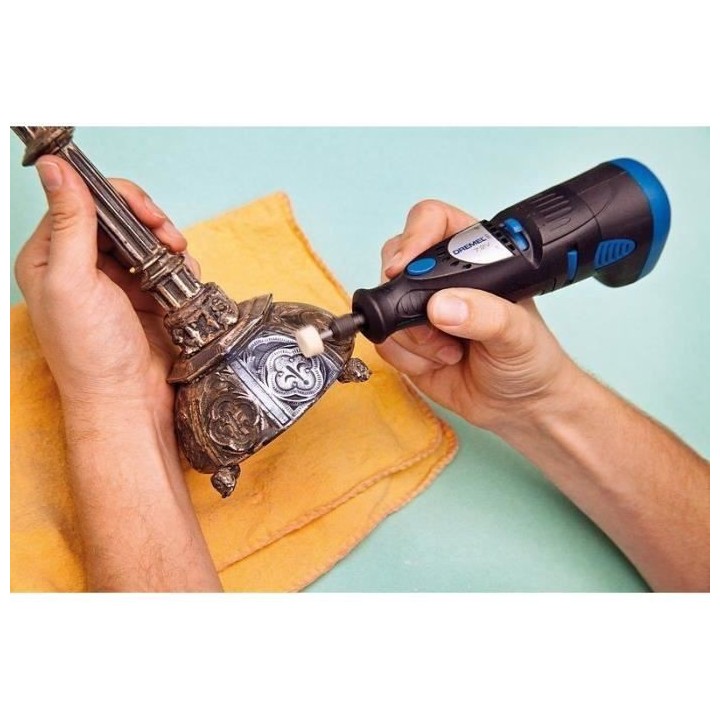 Tampon imprégné a lustrer DREMEL 520 (Diametre 13,2mm, Pour Outil mu