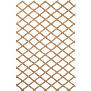 Nature Palissade de jardin 50 x 150 cm Bois Naturel