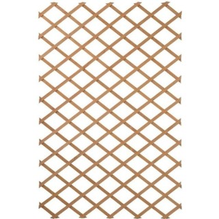 Nature Palissade de jardin 100 x 200 cm Bois Naturel