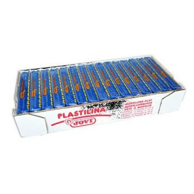 Pâte à modeler Jovi School Bleu foncé Plastique (15 Unités)