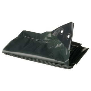 Nature Bâche a bois de chauffage 5x6 m PE Vert