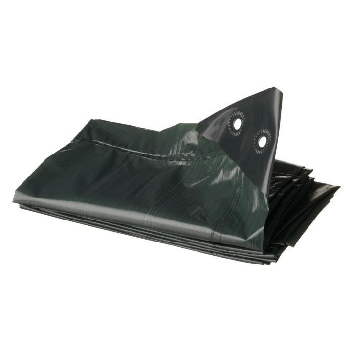 Nature Bâche a bois de chauffage 5x6 m PE Vert