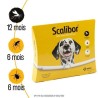 SCALIBOR Collier antiparasitaire - 65 cm - Pour grand chien (Contre les phlébotomes, moustiques et tiques)