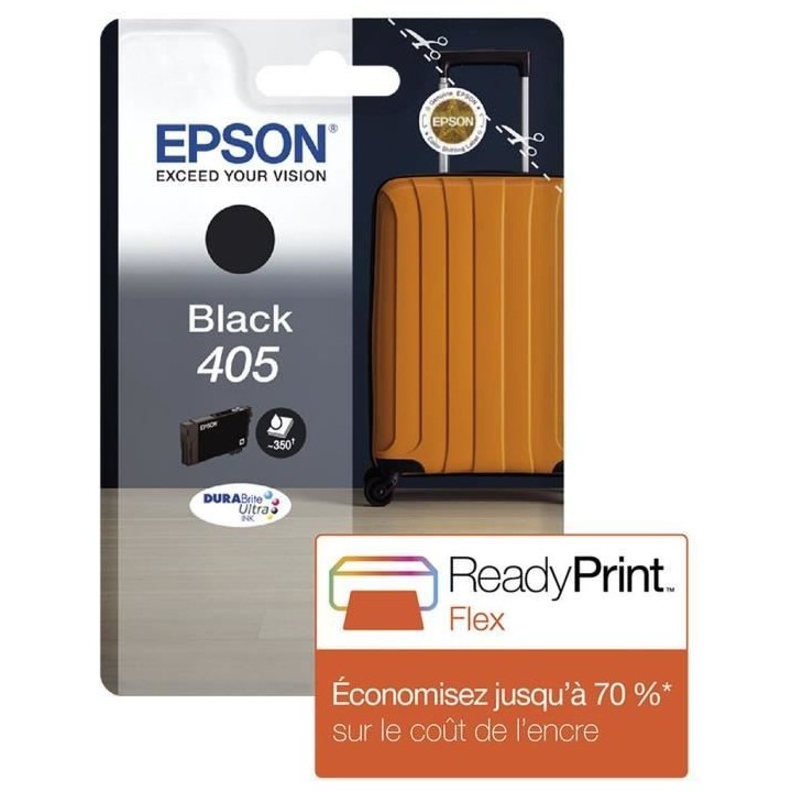 EPSON Cartouche d'encre 405 XL Noir - Valise (C13T05H14010)