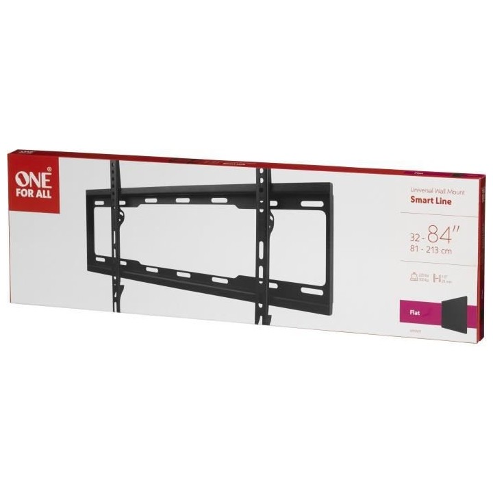 ONE FOR ALL WM2611 Support mural pour TV de 81 a 213cm (32-84)