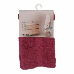 Serviette de toilette Bordeaux (70 x 0,5 x 130 cm) (3 Unités)