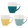 Tasse Quid Viba Petit-déjeuner Bicolore Céramique 400 ml (12 Unités)