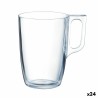 Tasse Luminarc Nuevo Transparent Petit-déjeuner verre (400 ml) (24 Unités)