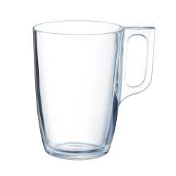 Tasse Luminarc Nuevo Transparent Petit-déjeuner verre (400 ml) (24 Unités)