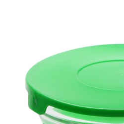 Ensemble de 5 Boîtes à Lunch Bergner Vert Verre Plastique