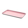 Plateau Inde Mélamine Rose/Gris 38 x 20 x 1,5 cm