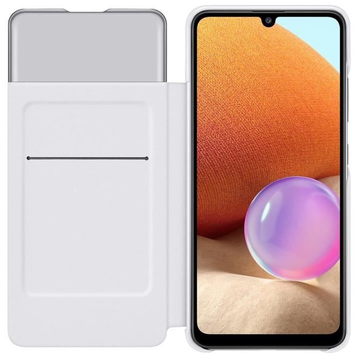 Etui Smart Samsung View Galaxy A32 4G Blanc