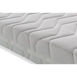 DEKO DREAM Ensemble Relaxation Matelas mousse 2x90x200 + Sommier TPR avec Plots top confort