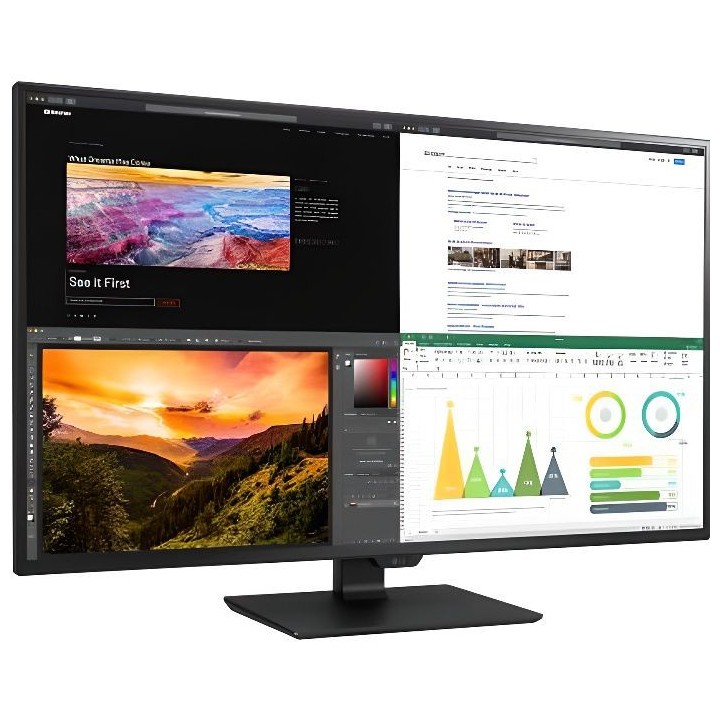 LG 43UN700-B - Écran LED - 43 (42.51 visualisable) - 3840 x 2160 4K @