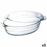 Plat à Gratin Ô Cuisine Ocuisine Vidrio Avec couvercle 3 L 1,1 L Transparent verre 3 Unités